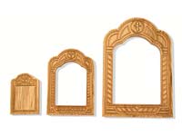 Carved frames